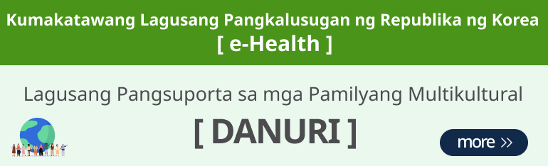 korea's Leading Health Potal[e-Health] Multicultural family support portal [Danuri]
